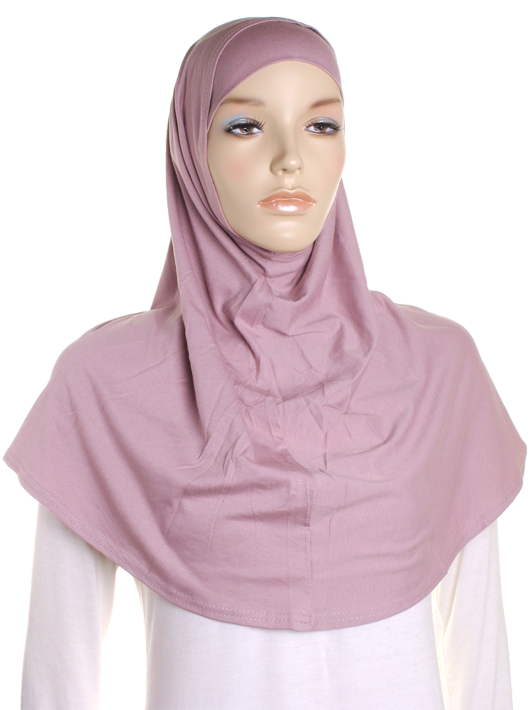 Al Amira Hijabs Plain Cotton 2 Pc Hijab Plain Amira Hijab