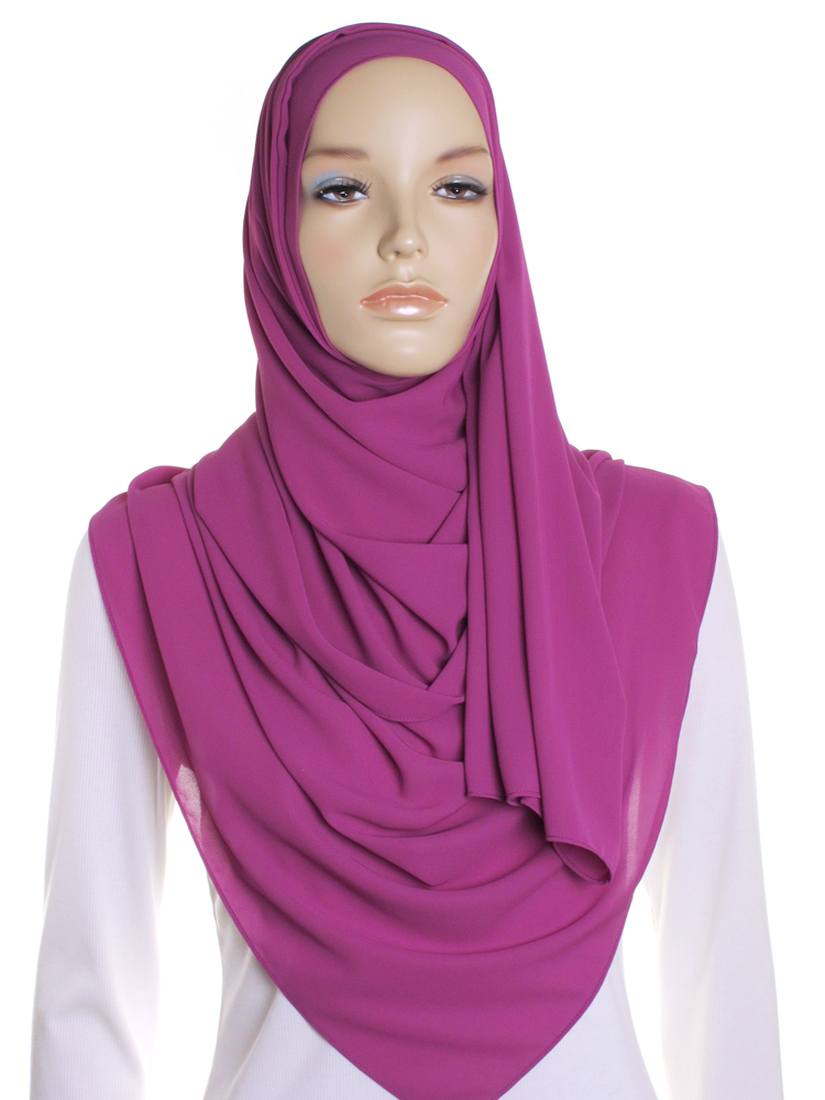 Violet Premium Chiffon Hijab