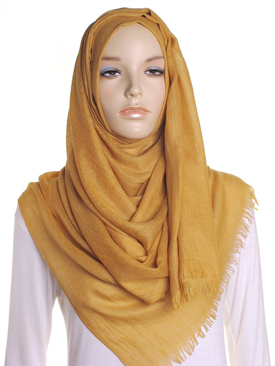Dark Mustard Extra Large Hijab - Hijab Store Online