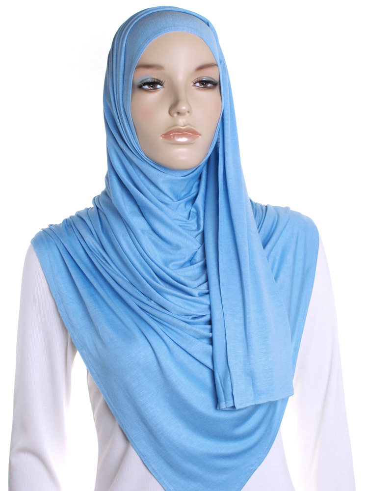 Baby Blue Premium Cotton Jersey Hijab Hijab Store Online