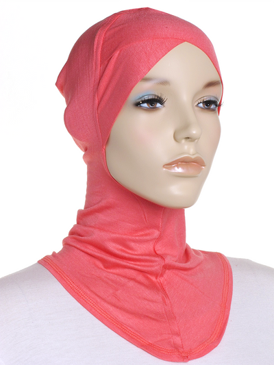 Coral Criss Cross Ninja Underscarf - Hijab Store Online