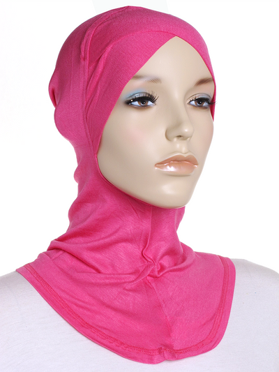 Hot Pink Criss Cross Ninja Underscarf - Hijab Store Online