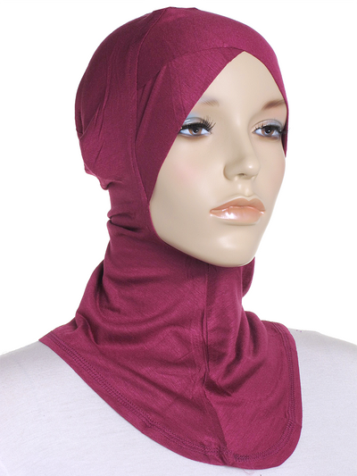 Purple Magenta Criss Cross Ninja Underscarf - Hijab Store Online