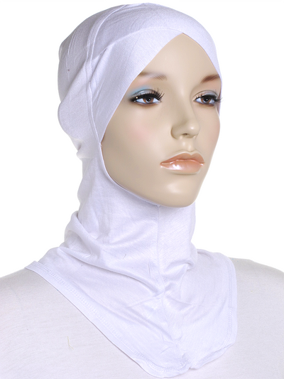 White Criss Cross Ninja Underscarf - Hijab Store Online
