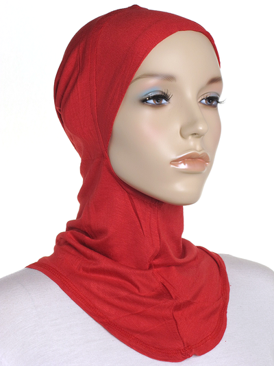 Cherry Red Plain Ninja Underscarf - Hijab Store Online