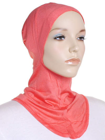 Coral Plain Ninja Underscarf - Hijab Store Online