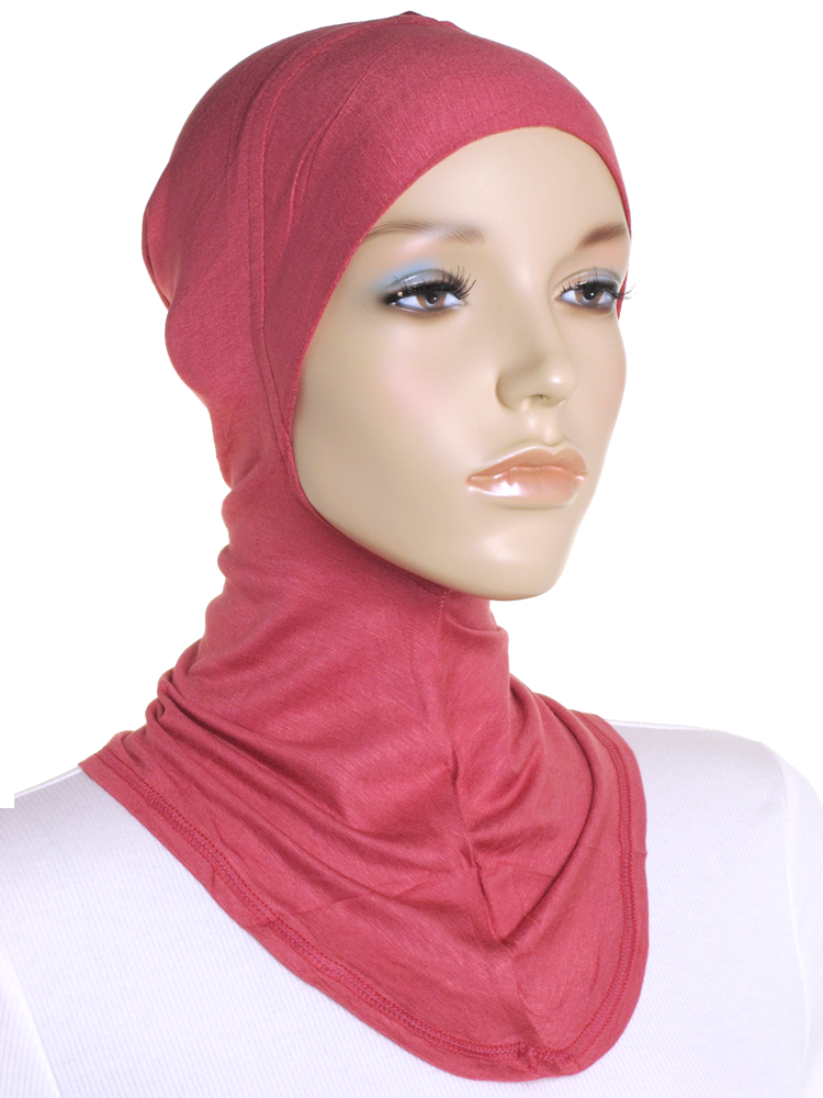 Dusty Red Plain Ninja Underscarf – Hijab Store Online