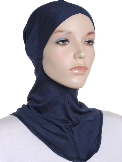 Navy Blue Plain Ninja Underscarf - Hijab Store Online