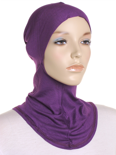 Purple Plain Ninja Underscarf - Hijab Store Online