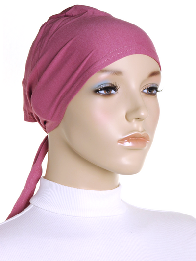 Rose Plain Tie Back Bonnet - Hijab Store Online