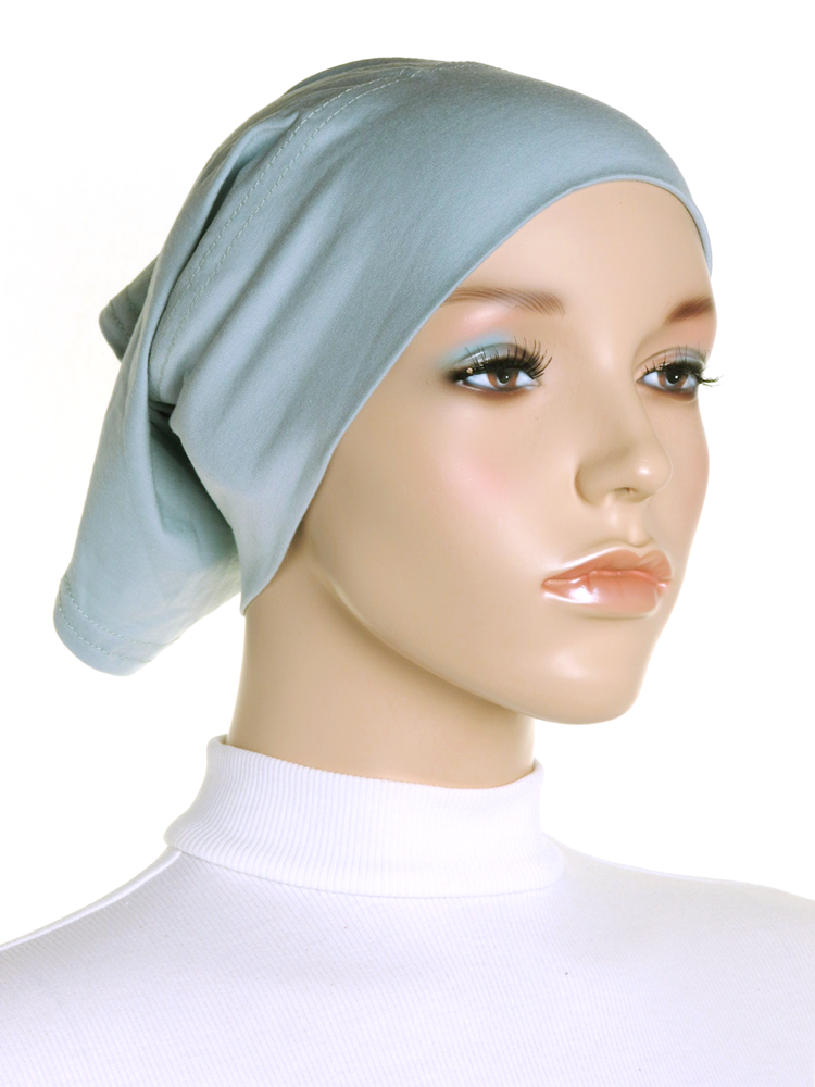 Light Fern Plain Cotton Tube Underscarf