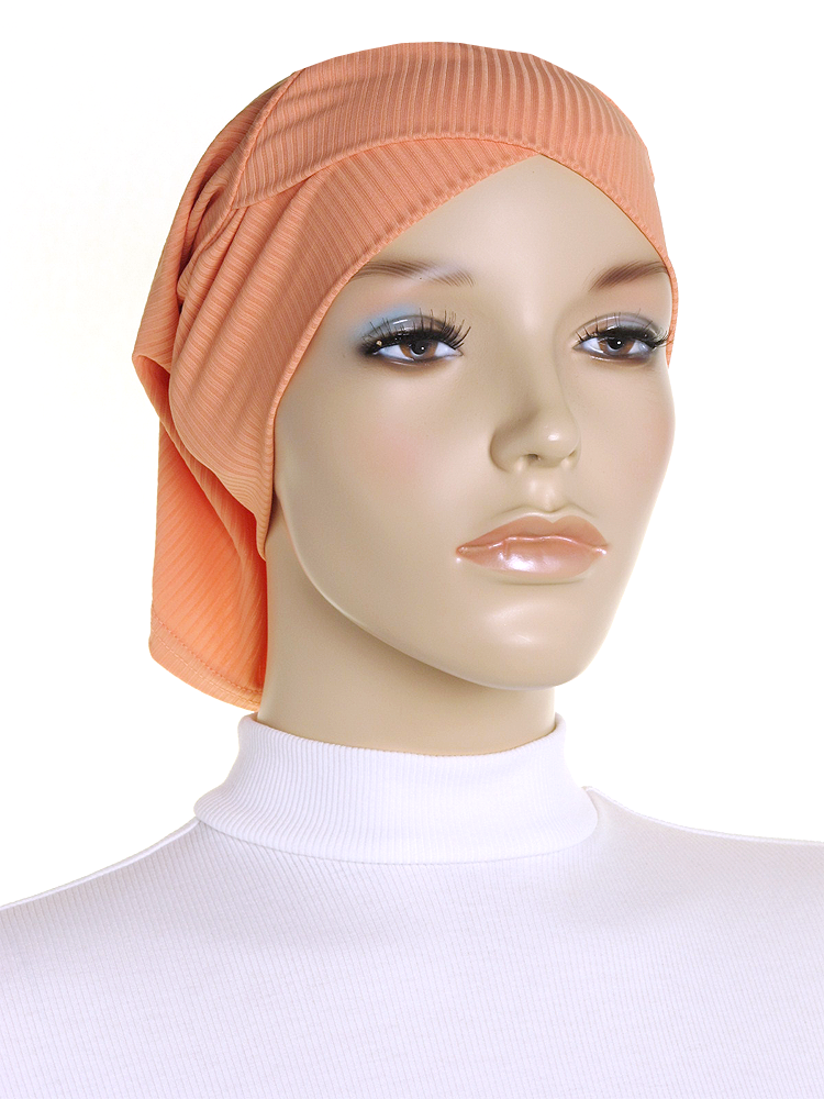 Coral Sands Criss Cross Ribbed Underscarf - Hijab Store Online