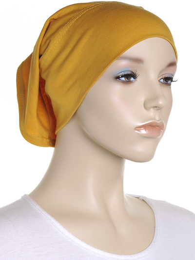 Butterscotch Plain Cotton Tube Underscarf - Hijab Store Online