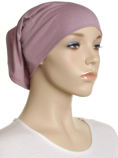 Lil Pink Plain Cotton Tube Underscarf - Hijab Store Online