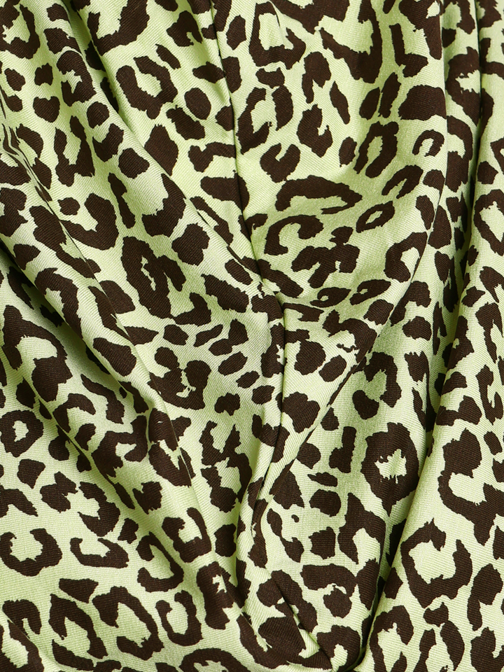 Lime Leopard Print Al Amira Hijab