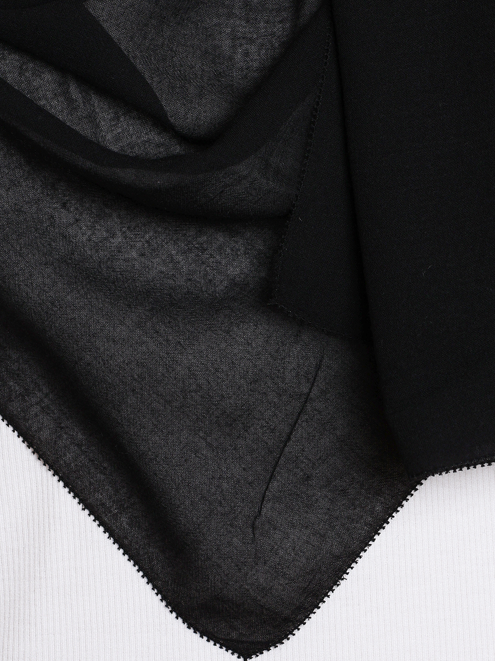 Olive Plain Cotton Hijab
