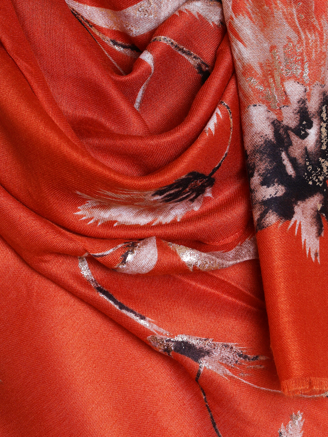Rust Foil Sketch Hijab