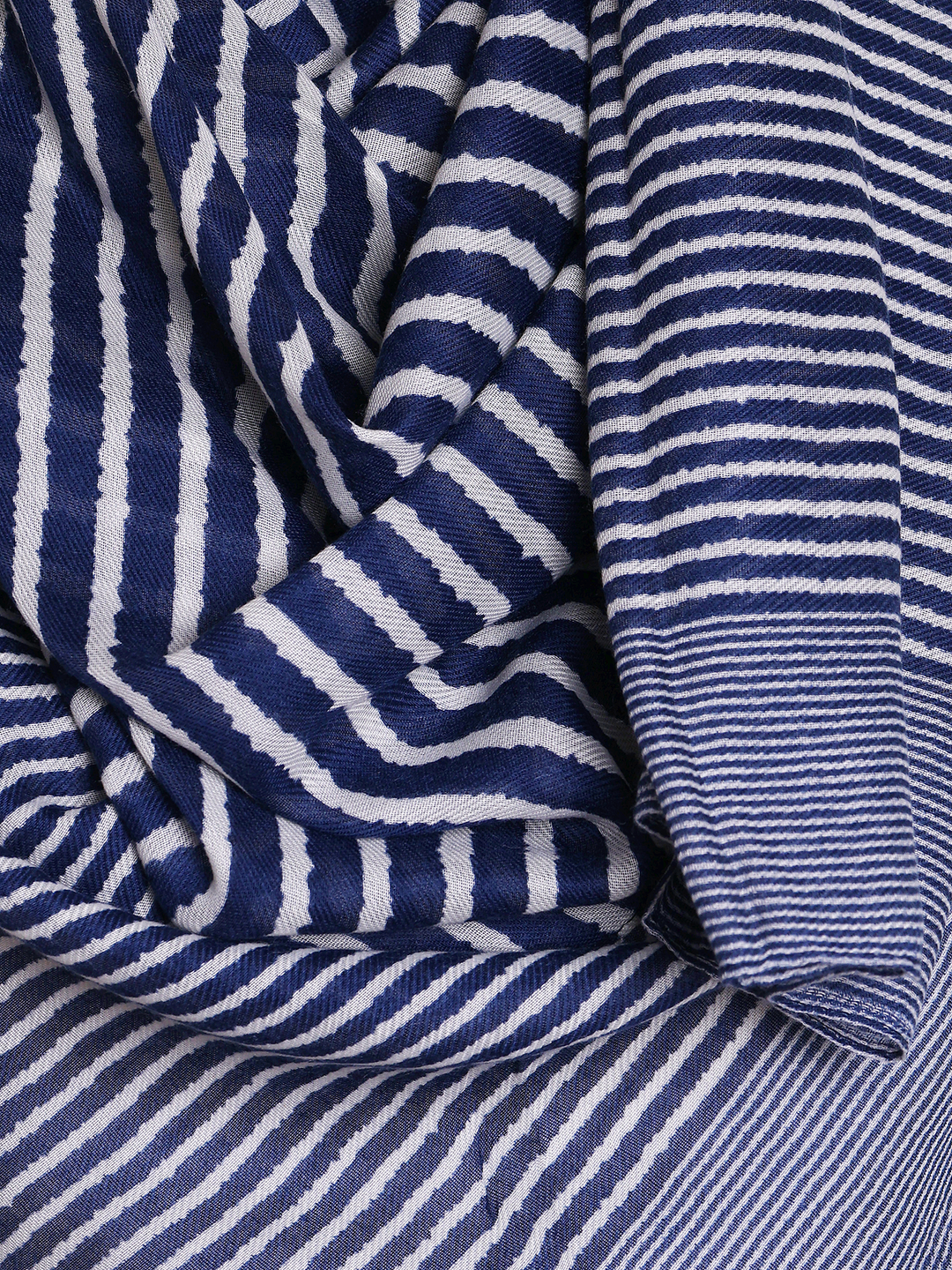 Navy Stripe Hijab