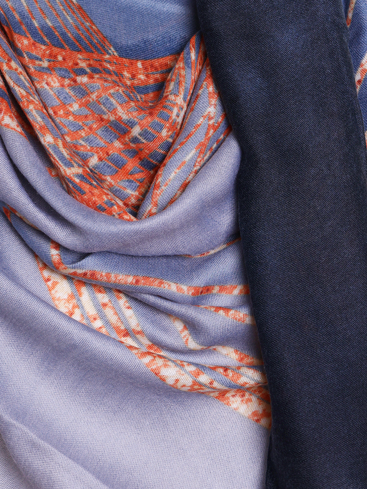 Grey Swirl Ombre Print Hijab