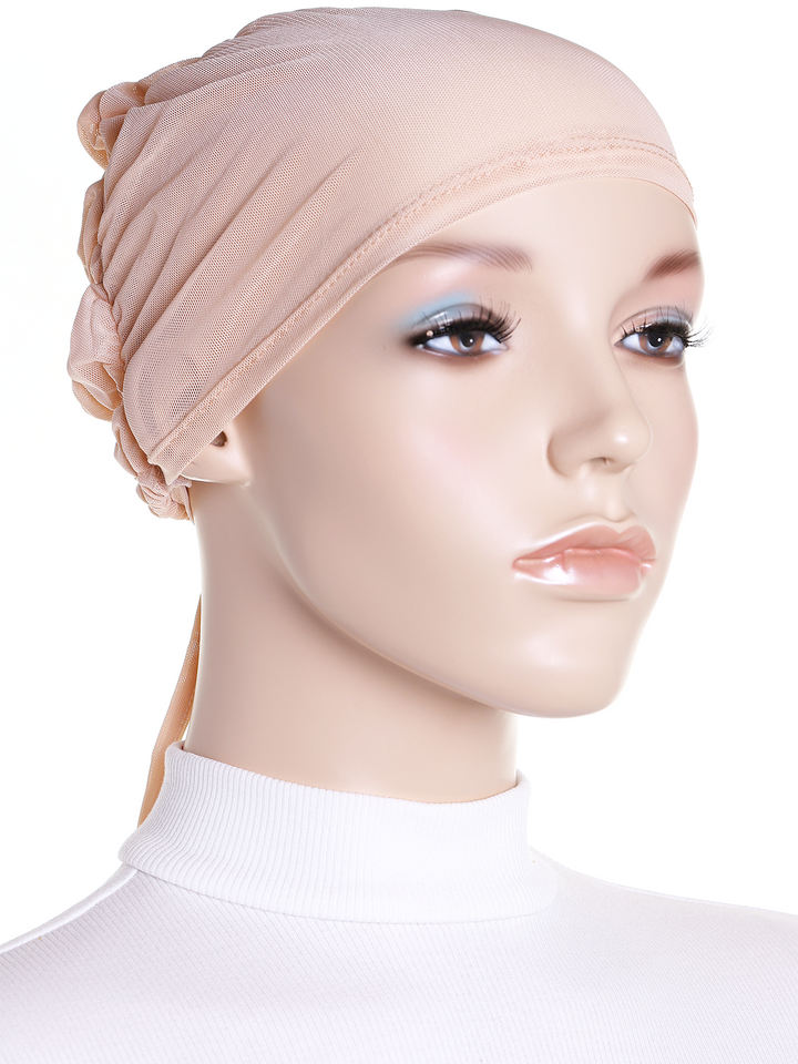 Lightweight Mesh Tie Back Bonnet