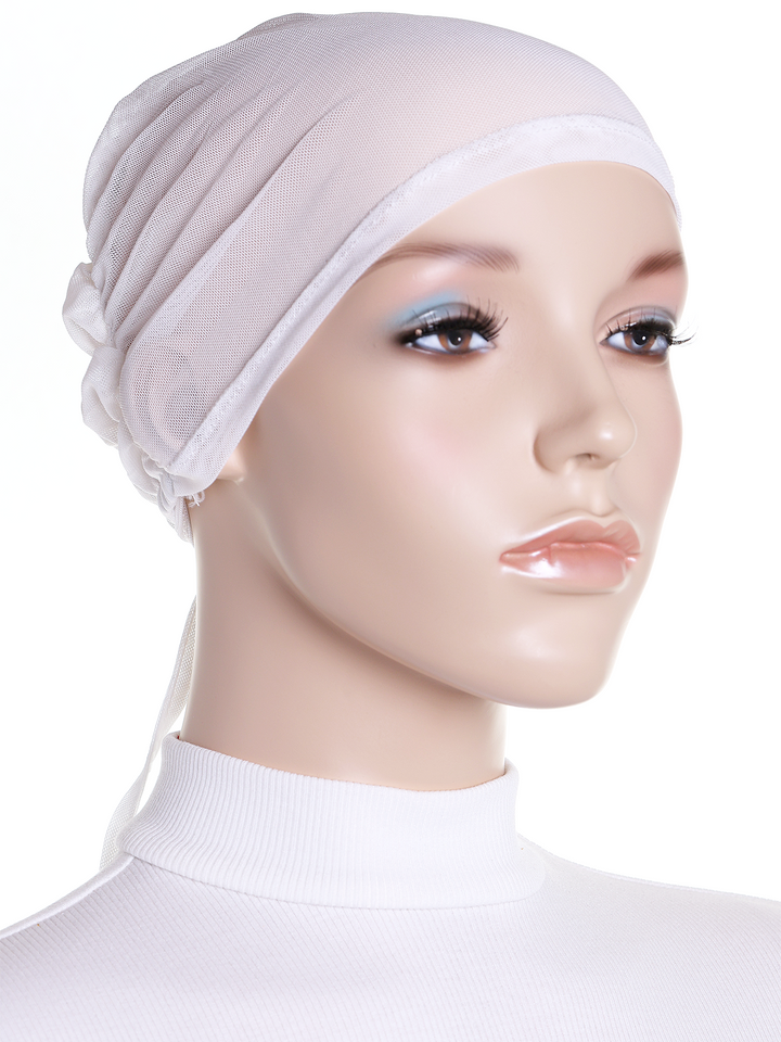 Lightweight Mesh Tie Back Bonnet