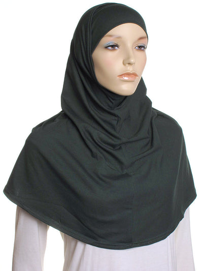 Forest Plain Cotton 2 Pce Al Amira Hijab - Hijab Store Online