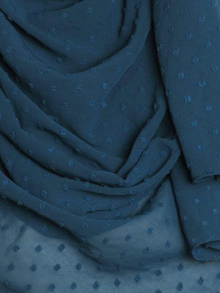 Jade Dotted Chiffon Hijab