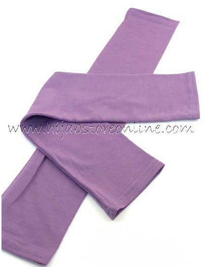 Plum Full Length Cotton Arm Sleeves - Hijab Store Online