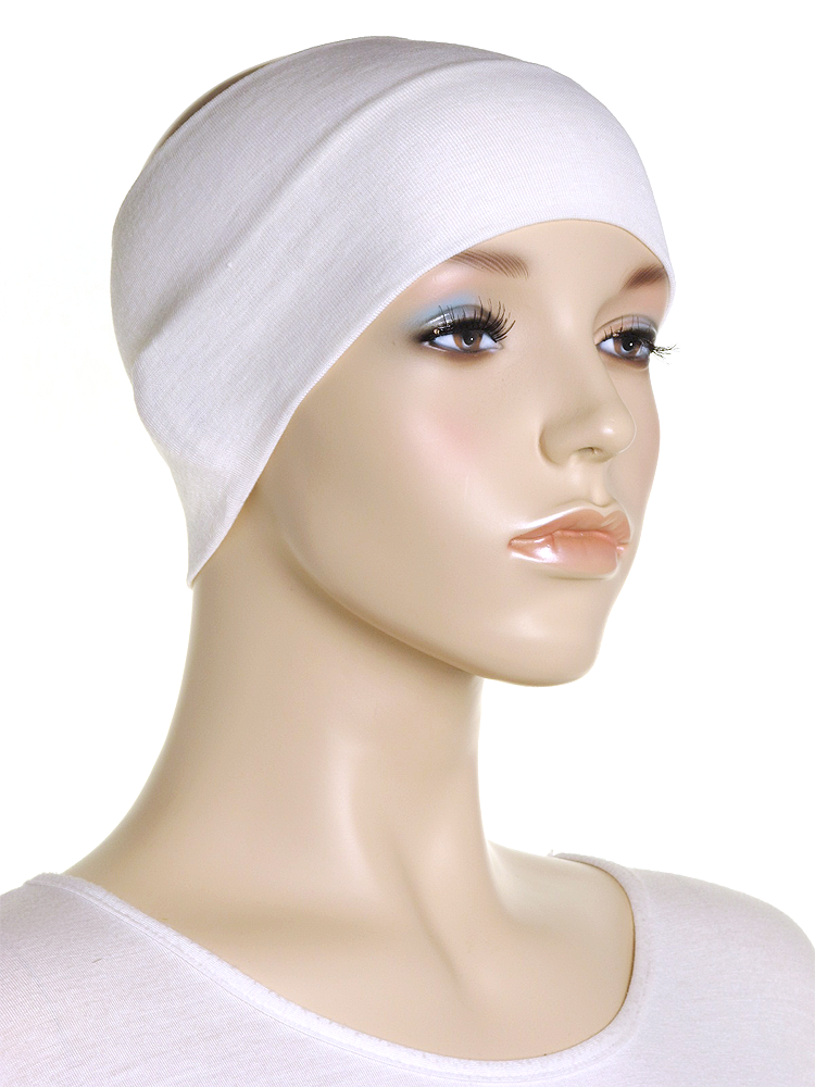 Cream Wide Plain Headband - Hijab Store Online