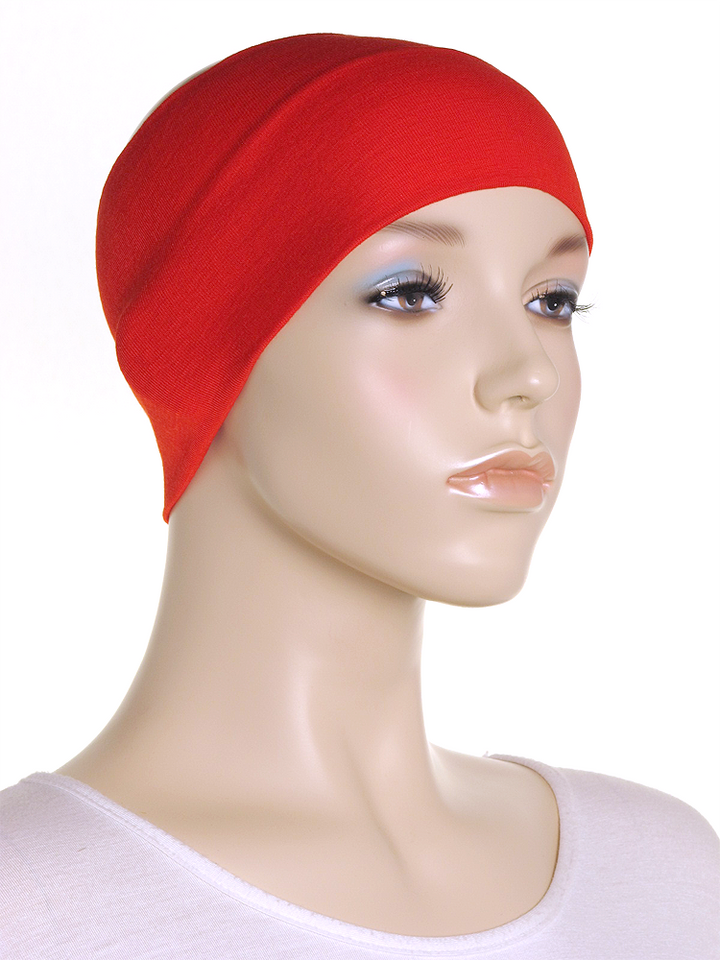 Red Wide Plain Headband - Hijab Store Online