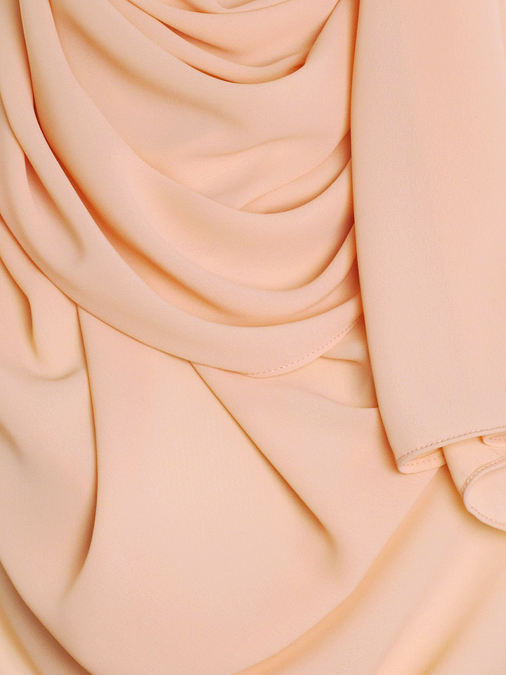 Apricot Premium Chiffon Hijab