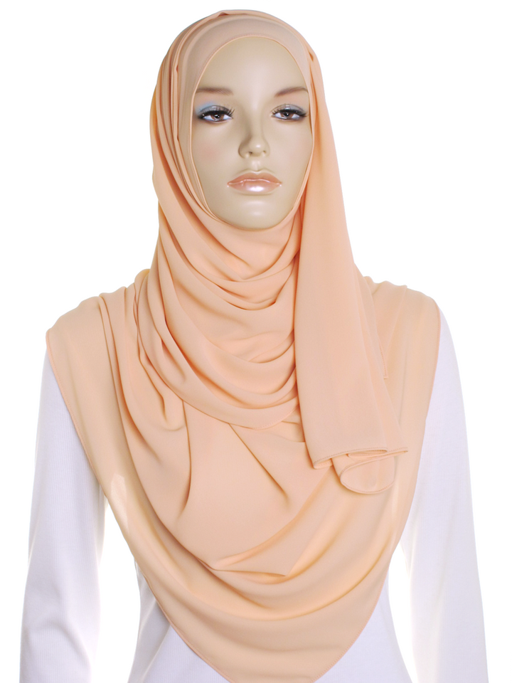 Apricot Premium Chiffon Hijab