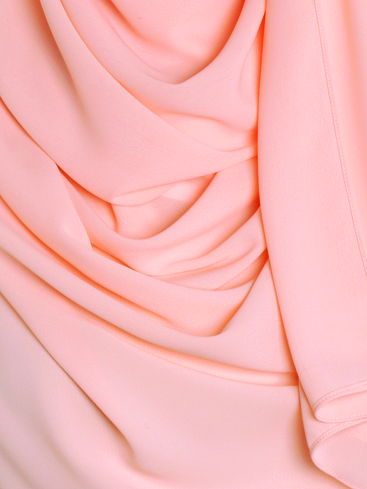 Peach Blush Premium Chiffon Hijab