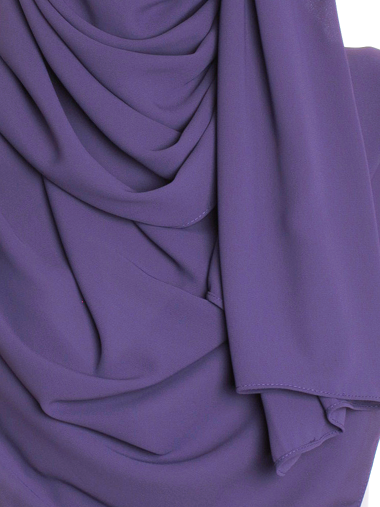 Plum Premium Chiffon Hijab