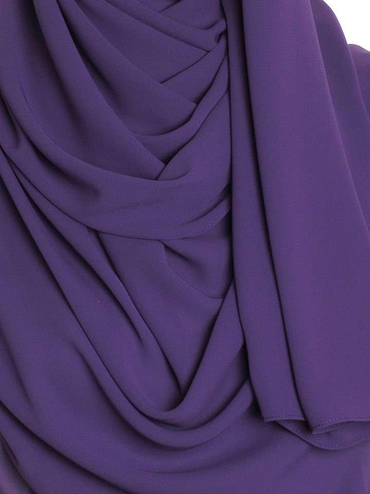 Purple Premium Chiffon Hijab