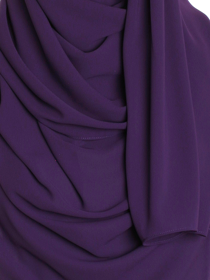 Regal Purple Premium Chiffon Hijab