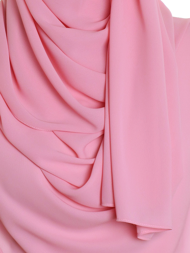 Rose Pink Premium Chiffon Hijab