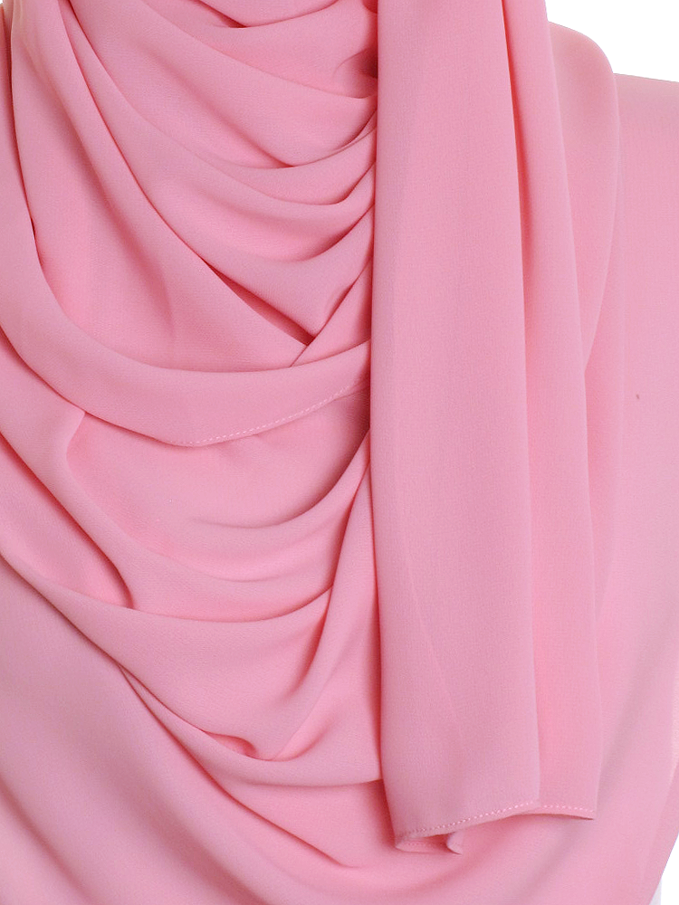Soft Pink Premium Chiffon Hijab