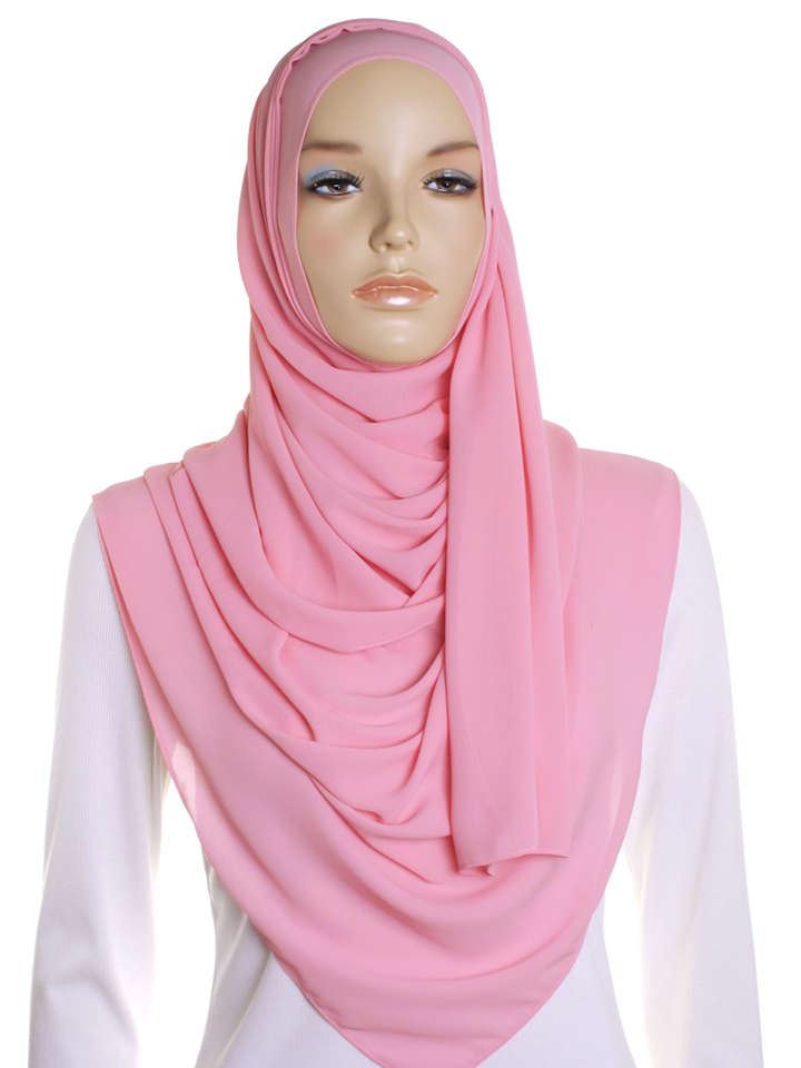 Soft Pink Premium Chiffon Hijab