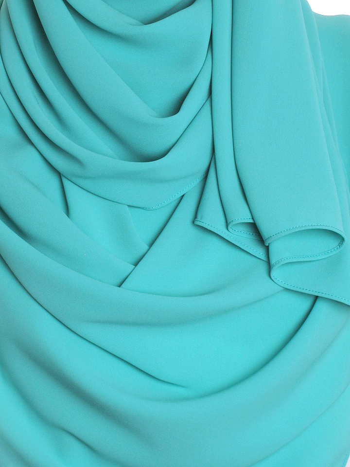 Teal Premium Chiffon Hijab