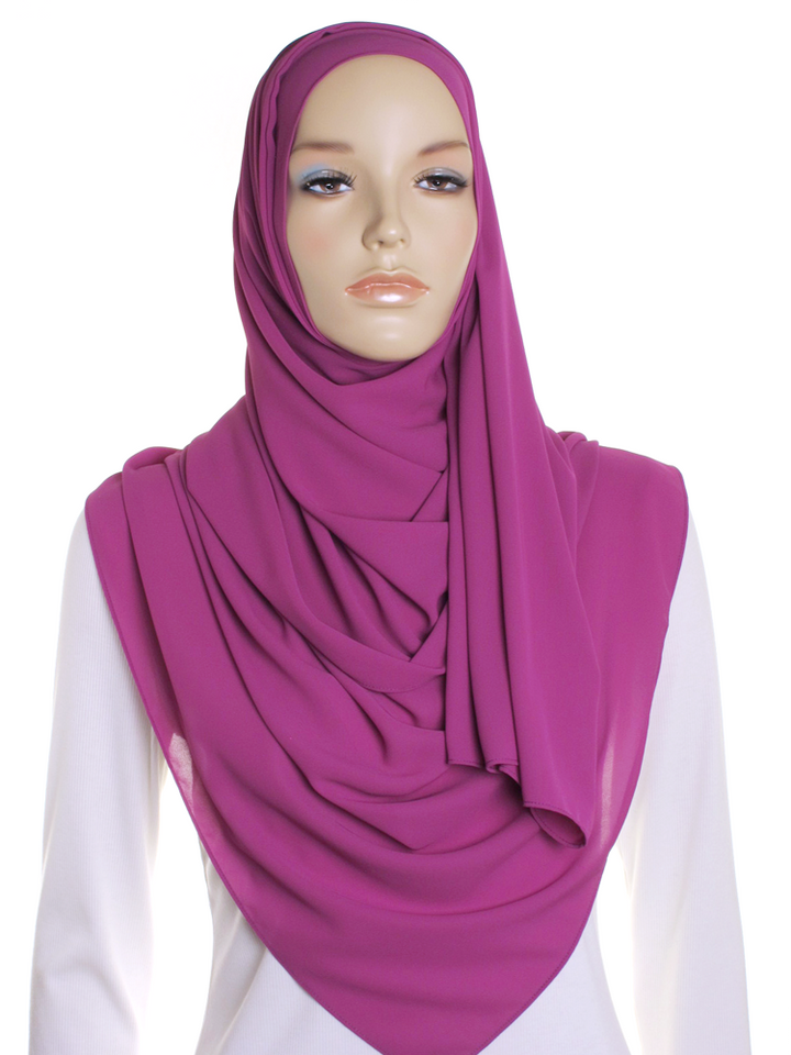 Violet Premium Chiffon Hijab