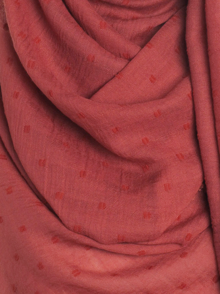 Light Mahogany Dotted Cotton Hijab - Hijab Store Online