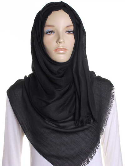 Black Extra Large Hijab - Hijab Store Online
