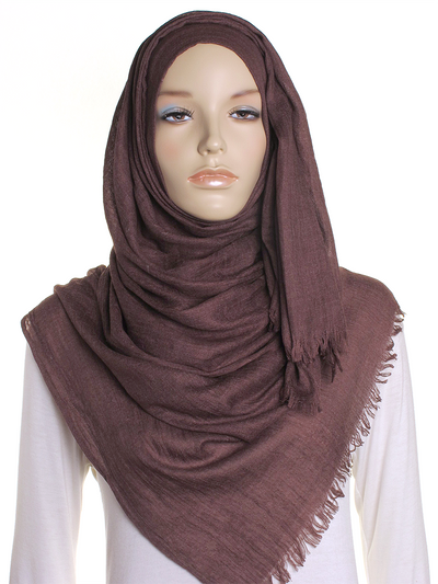 Brown Extra Large Hijab - Hijab Store Online