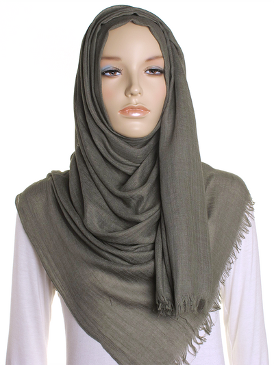Olive Extra Large Hijab - Hijab Store Online
