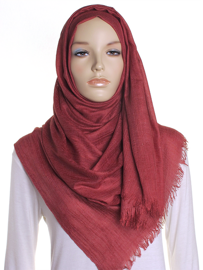 Ruby Red Extra Large Hijab - Hijab Store Online