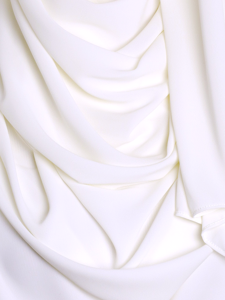 Cream Premium Chiffon Hijab