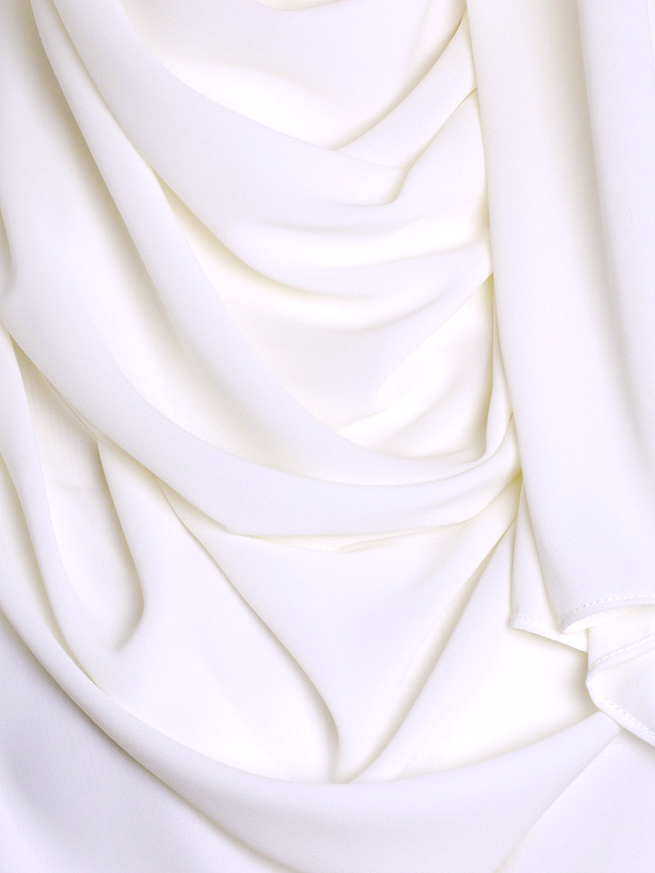 Cream Premium Chiffon Hijab