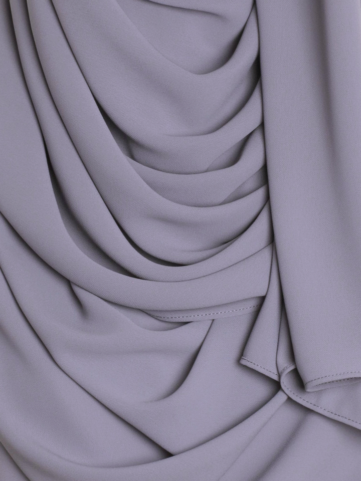 Storm Grey Premium Chiffon Hijab