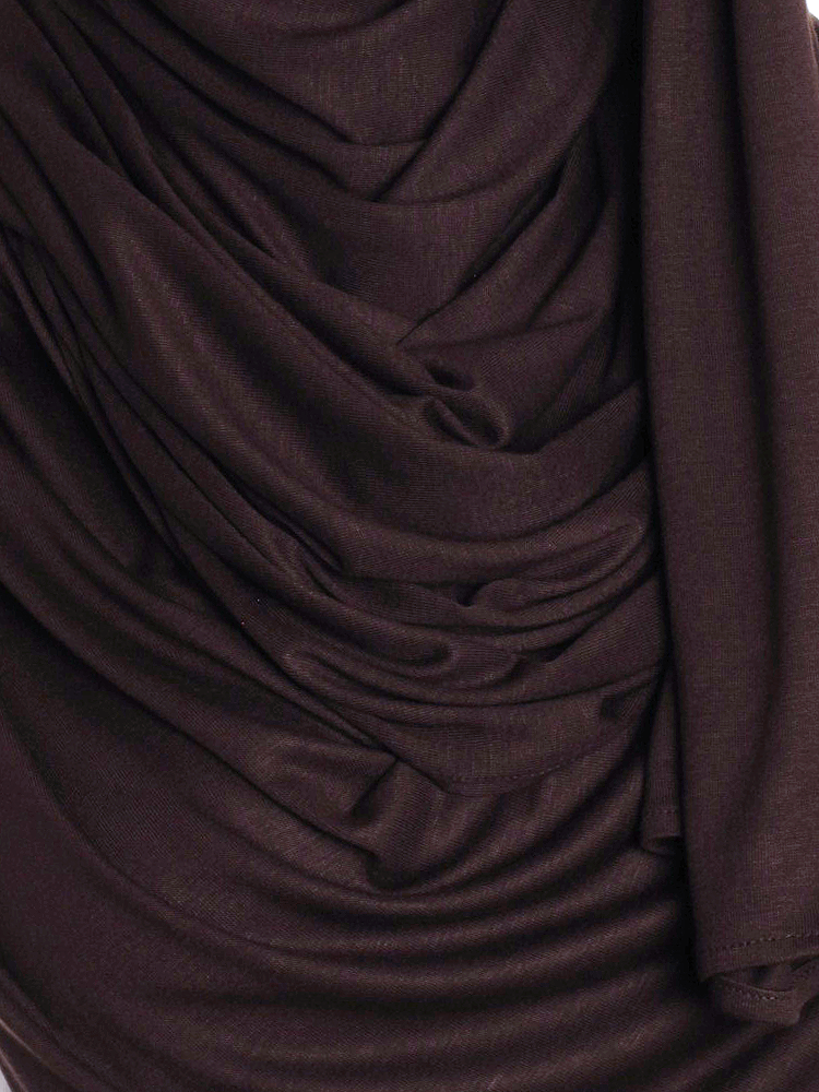 Brown Premium Cotton Jersey Hijab